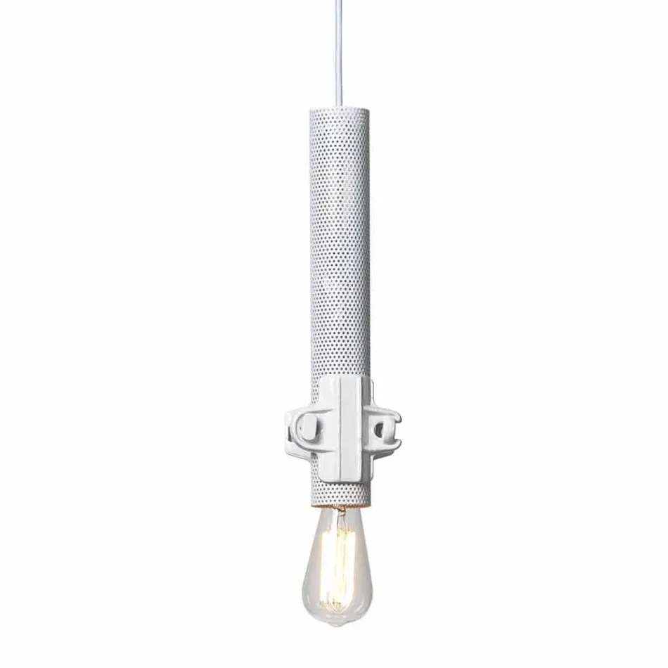 Candeeiro de Suspensão nos Tamanhos Branco, Antracite ou Metal Dourado 2 - Meccasmo Viadurini