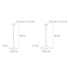 Luminária Pendente Mira Metal em Vários Acabamentos Viadurini