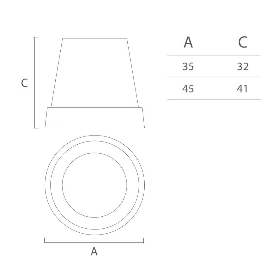 Lâmpada de Suspensão em Polietileno Branco Fabricado na Itália - Minervo Viadurini