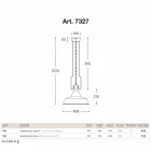 Candeeiro suspenso em fundição antiga em cobre e latão Viadurini