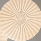 Candeeiro de Suspensão em Vidro Branco em Filigrana Design Pontiagudo - Caravana Viadurini