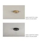 Luminária Pendente em Vidro e Arame Transparente Made in Italy - Trilly Viadurini