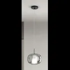 Luminária pendente de vidro soprado de camada dupla feita na Itália - Trilly  Viadurini