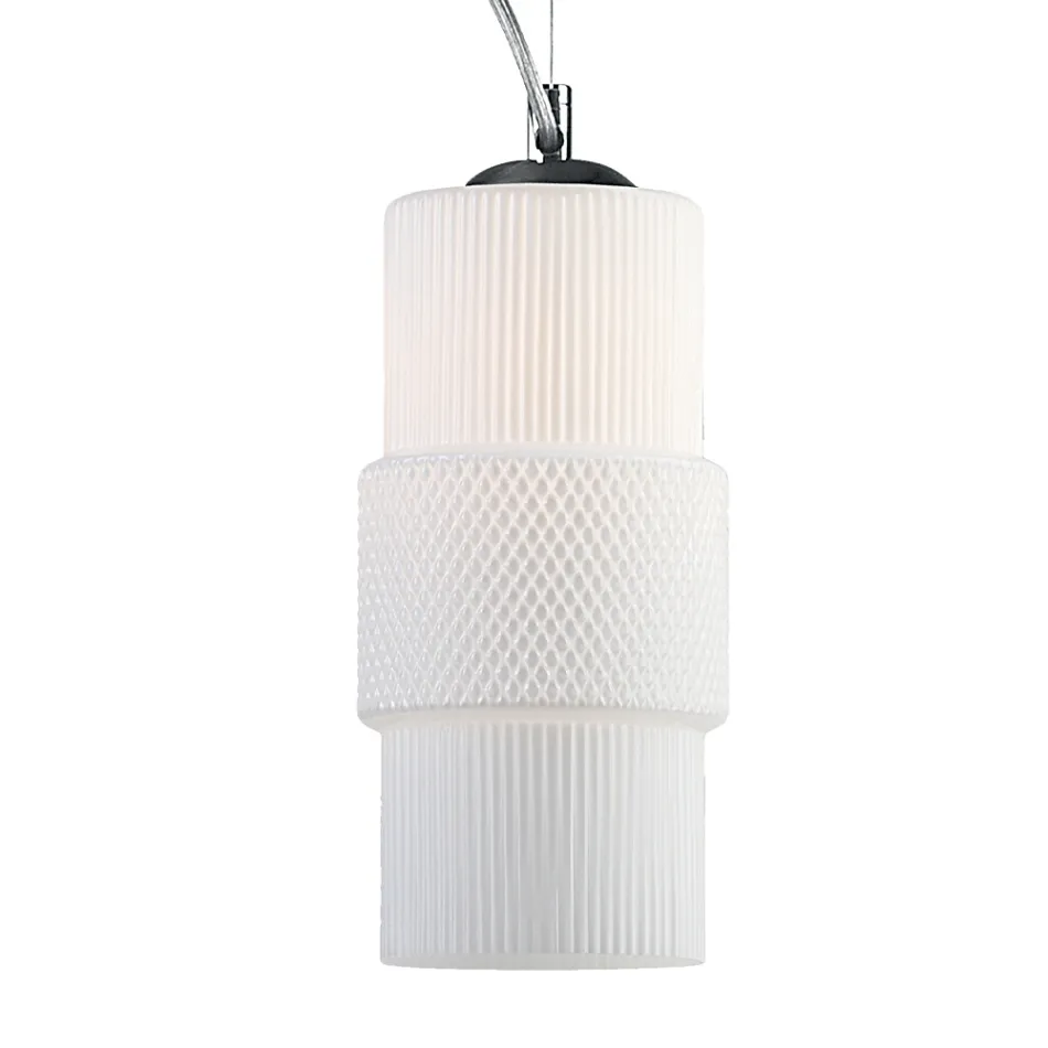 Lâmpada de suspensão em vidro soprado à mão em Veneza 15 cm - Satomi Viadurini