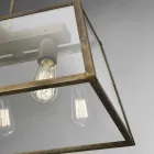 Luminária pendente industrial 3 London lights Il Fanale Viadurini