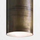 Luminária pendente industrial Ø 10 cm Sunflowers Il Fanale Viadurini