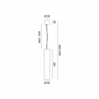 Luminária pendente industrial Ø 10 cm Sunflowers Il Fanale Viadurini