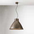 Pendente de ferro com design industrial Loft Big Il Fanale