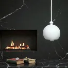 Candeeiro de suspensão moderno Aldo Bernardi em cerâmica I Lustrini 5 Viadurini