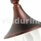 Lâmpada de suspensão ao ar livre em alumínio feita na Itália, Anusca Viadurini