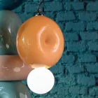 Luminária Suspensa Redonda de Cerâmica Fabricada na Itália - Bumbum Viadurini