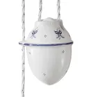 Lâmpada Suspensa Ups and Down em Cerâmica Decorada 2 Tamanhos - Asti Viadurini