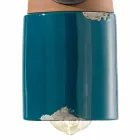 Lâmpada de suspensão estilo industrial de cerâmica e ferro Stephanie Viadurini