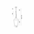 Luminária pendente estilo industrial Quadro Il Fanale Viadurini