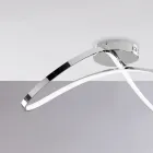 Luminária artesanal em vidro e metal, ideal para salas de estar e quartos – Apollo Viadurini