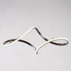 Luminária artesanal de vidro e metal, fabricada na Itália, para sala de estar e quarto - Pictor Viadurini