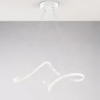 Luminária artesanal de vidro e metal, fabricada na Itália, para sala de estar e quarto - Pictor Viadurini