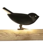 Candeeiro de mesa em majólica toscana esmaltada Made in Italy - Uccellino Viadurini