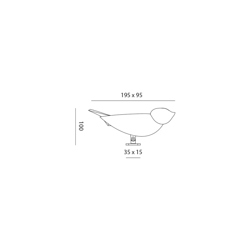 Candeeiro de mesa em majólica toscana esmaltada Made in Italy - Uccellino Viadurini