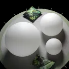 Calipso - Luminária de exterior com duas fontes de alimentação, fabricada na Itália. Viadurini