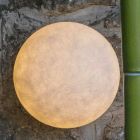 Luminária de parede embutida In-es.artdesign A. Moon Out em nebulite Viadurini
