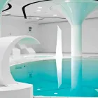 Lâmpada exterior Prisma Slide Manhattan branco luminoso fabricado na Itália Viadurini