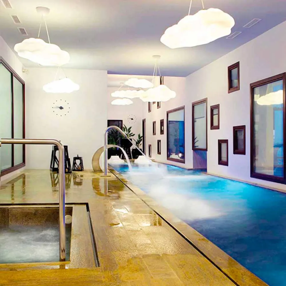 Candeeiro de Suspensão Outdoor Design em Polietileno - Nefos by Myyour Viadurini