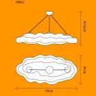 Candeeiro de Suspensão Outdoor Design em Polietileno - Nefos by Myyour Viadurini