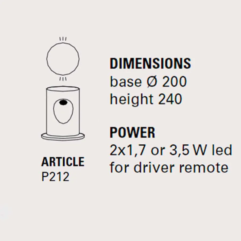 Luminária de pé para exterior, com 2 luzes, U-Boat - Toscot Viadurini
