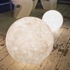 Luminária de pé para exterior In-es.artdesign Ex.Moon in nebulite Viadurini