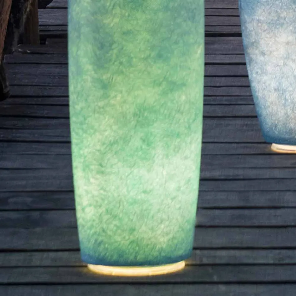 Luminária de pé para exterior Ø 23 In-es.artdesign Tank Out nebulite Viadurini