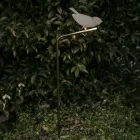 Luminária de exterior em majólica toscana esmaltada, fabricada em Itália - Uccellino Viadurini