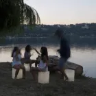 Luminária de exterior de neblina In-es.artdesign Escaninho F Nebula Out ground Viadurini