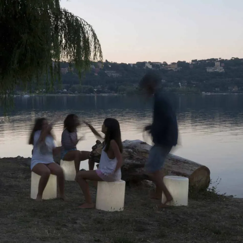 Luminária de exterior de neblina In-es.artdesign Escaninho F Nebula Out ground Viadurini