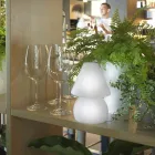 Lâmpada de exterior em polietileno RGB LED Light Made in Italy - Marisol Viadurini