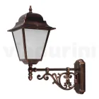 Candeeiro de exterior em vidro e alumínio em 5 acabamentos diferentes - Alchemist Viadurini