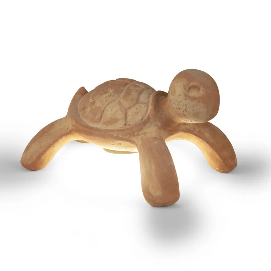 Lâmpada externa recarregável e regulável por toque - Turtle Viadurini