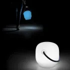 Candeeiro de Jardim em Polietileno com Pega Fabricado na Itália - Galiza Viadurini