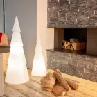 Lâmpada para interior ou exterior em plástico branco, vermelho ou verde - Alberostar Viadurini