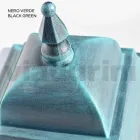 Candeeiro de parede exterior em alumínio e vidro transparente - Alchemist Viadurini