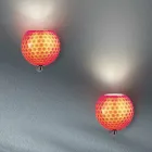 Candeeiro de parede artesanal em vidro soprado veneziano - Bolle Balloton Viadurini