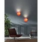 Candeeiro de parede artesanal em vidro soprado veneziano - Bolle Balloton Viadurini