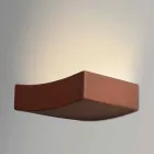 Luminária de parede design moderno em aço Ø13xh.3,5xsp.10 cm Osea Viadurini