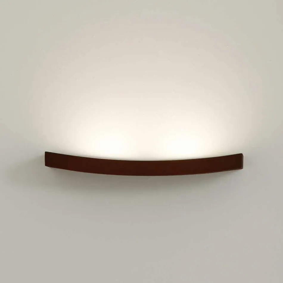 Luminária de parede design moderno em aço Ø50xh.3,5xsp.10 cm Eldora Viadurini