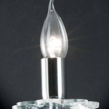 Luminária de parede em vidro design Ivy glass, made in Italy