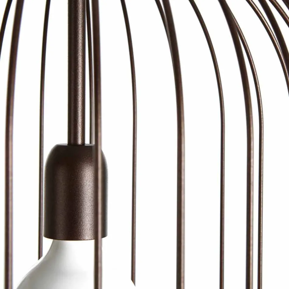 Lâmpada de parede em aço Ø35xh.70xL.catalog cm Bibiana Viadurini