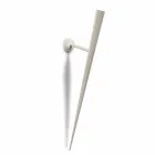 Candeeiro de parede em metal pintado com LED integrado Made in Italy - Throne Viadurini