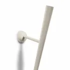 Candeeiro de parede em metal pintado com LED integrado Made in Italy - Throne Viadurini