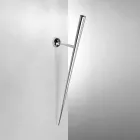 Candeeiro de parede em metal pintado com LED integrado Made in Italy - Throne Viadurini