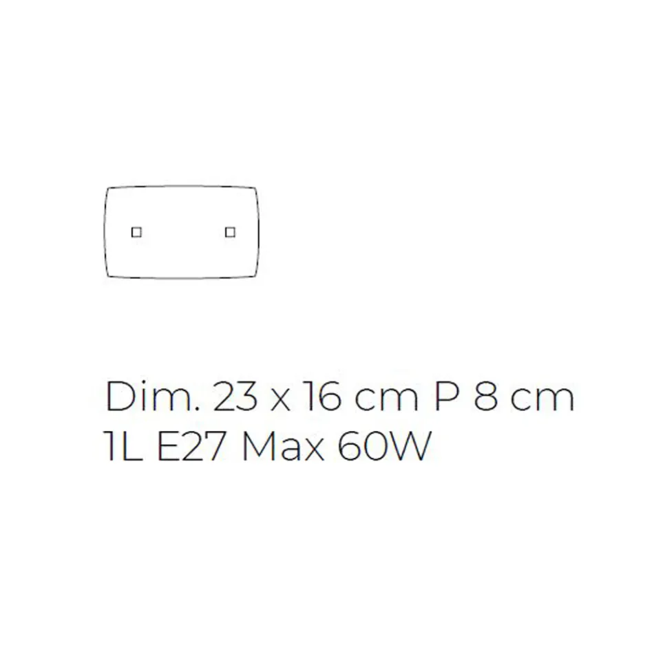 Candeeiro de parede de vidro de madrepérola fundido à mão em Veneza - Chrystal Viadurini